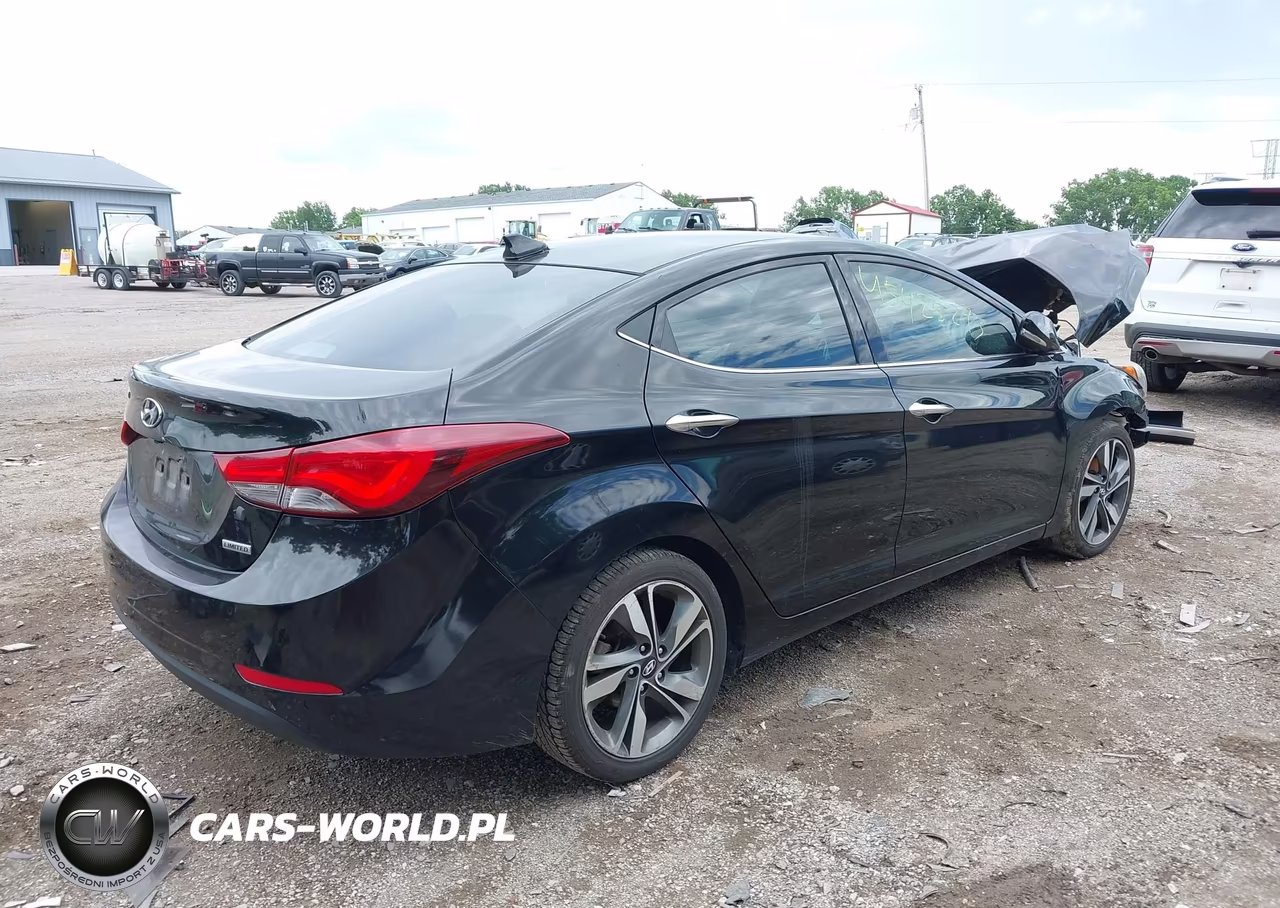 2014 Hyundai Elantra Limited VIN:KMHDH4AE9EU096203 - 4
