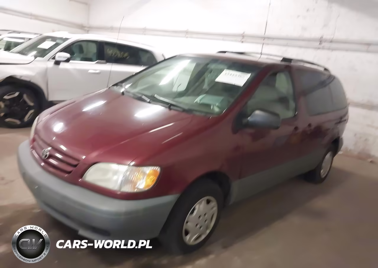 2002 Toyota Sienna Le VIN:4T3ZF13C72U447814 - 2