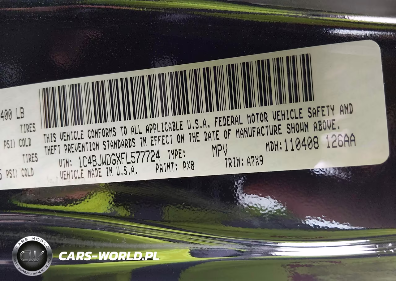 2015 Jeep Wrangler Unlimited Sport VIN:1C4BJWDGXFL577724 - 9