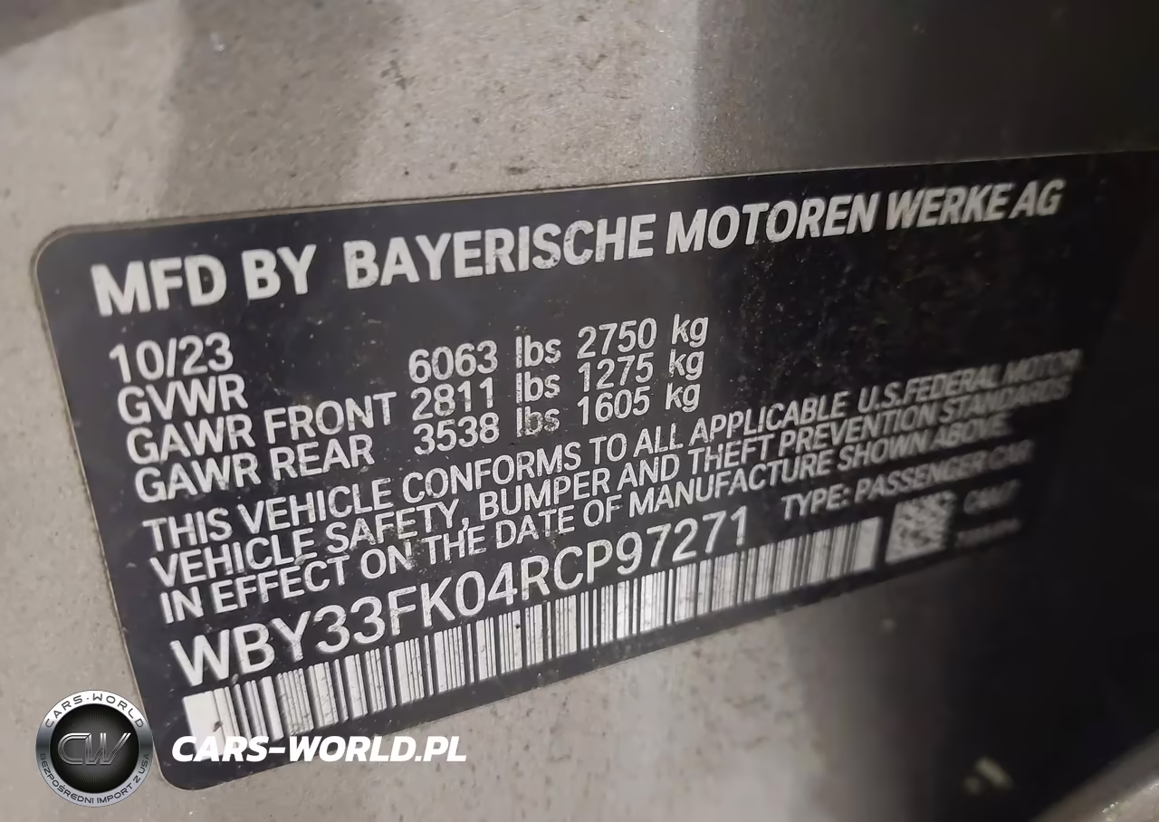 2024 BMW I5 Edrive40 VIN:WBY33FK04RCP97271 - 9