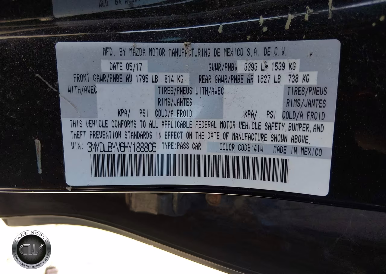 2017 Toyota Yaris Ia VIN:3MYDLBYV6HY188806 - 9