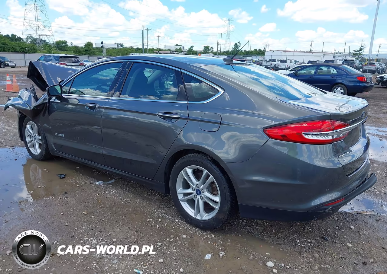 2018 Ford Fusion Hybrid Se VIN:3FA6P0LUXJR140360 - 3