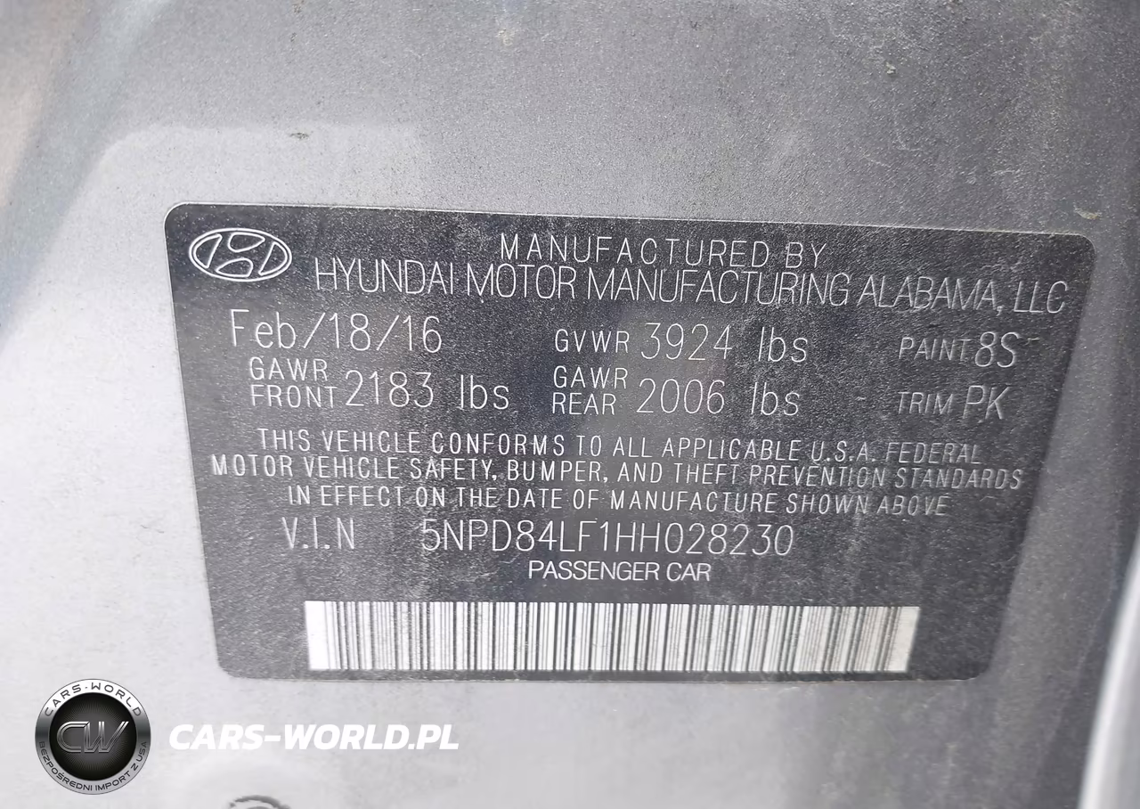 2017 Hyundai Elantra Se VIN:5NPD84LF1HH028230 - 9