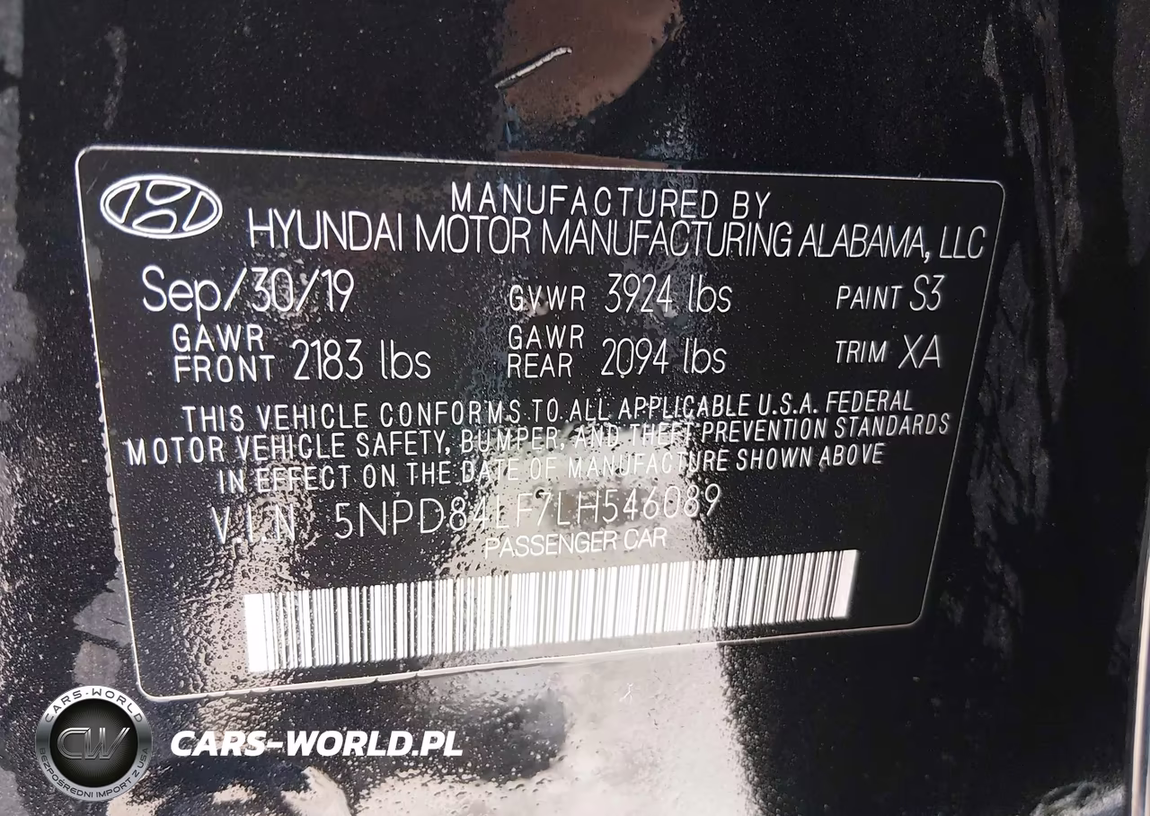 2020 Hyundai Elantra Sel VIN:5NPD84LF7LH546089 - 9