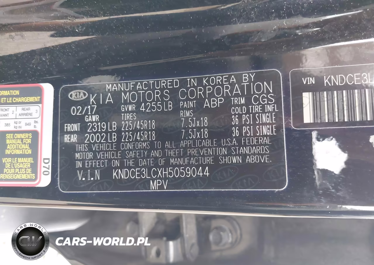 2017 Kia Niro Touring VIN:KNDCE3LCXH5059044 - 9