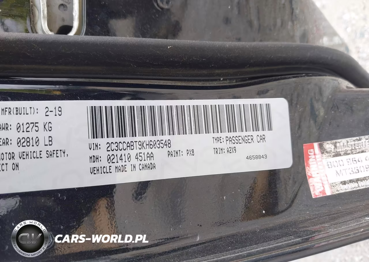 2019 Chrysler 300 300S VIN:2C3CCABT9KH603548 - 9