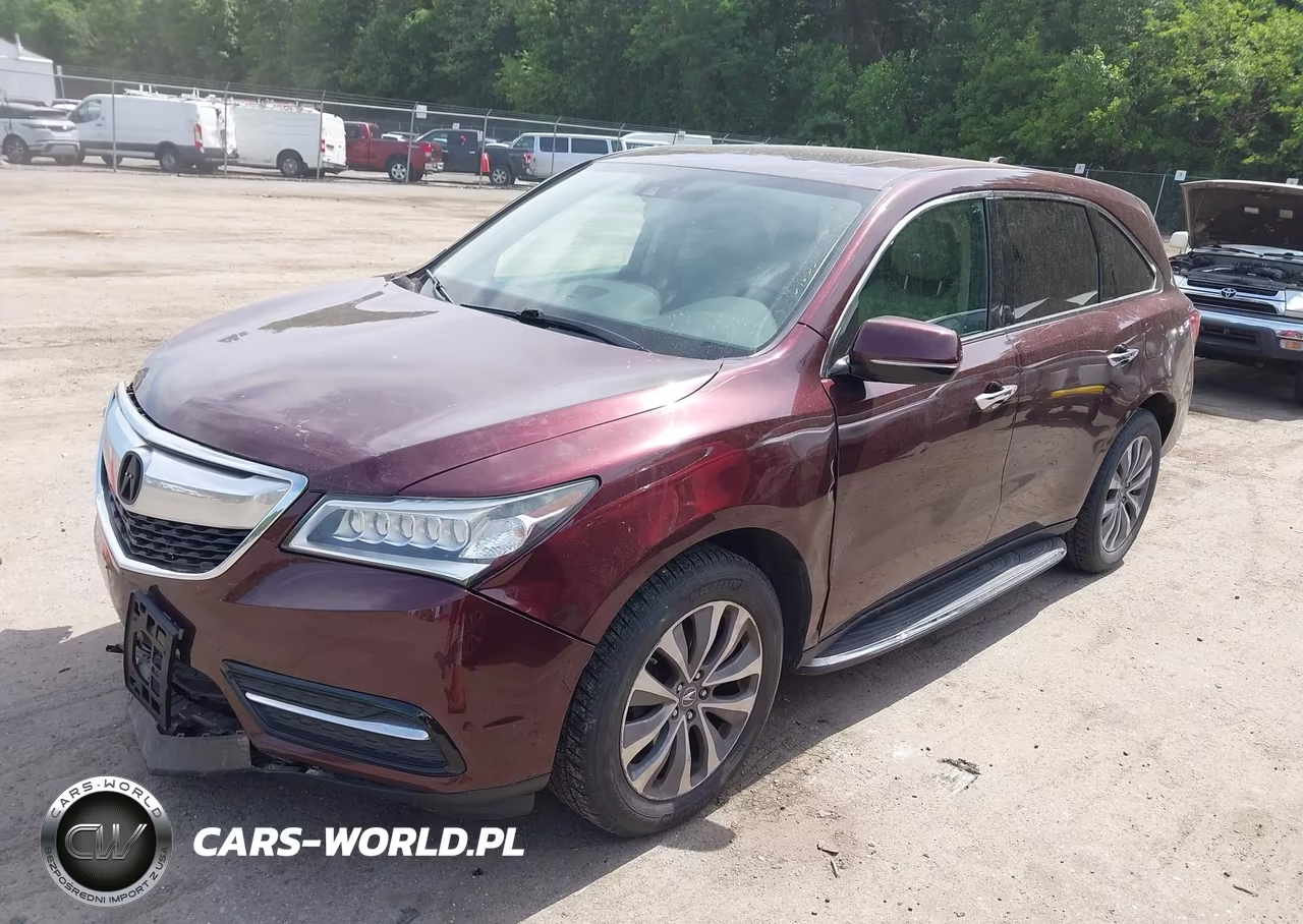 2015 Acura Mdx Technology Package VIN:5FRYD4H4XFB018763 - 2