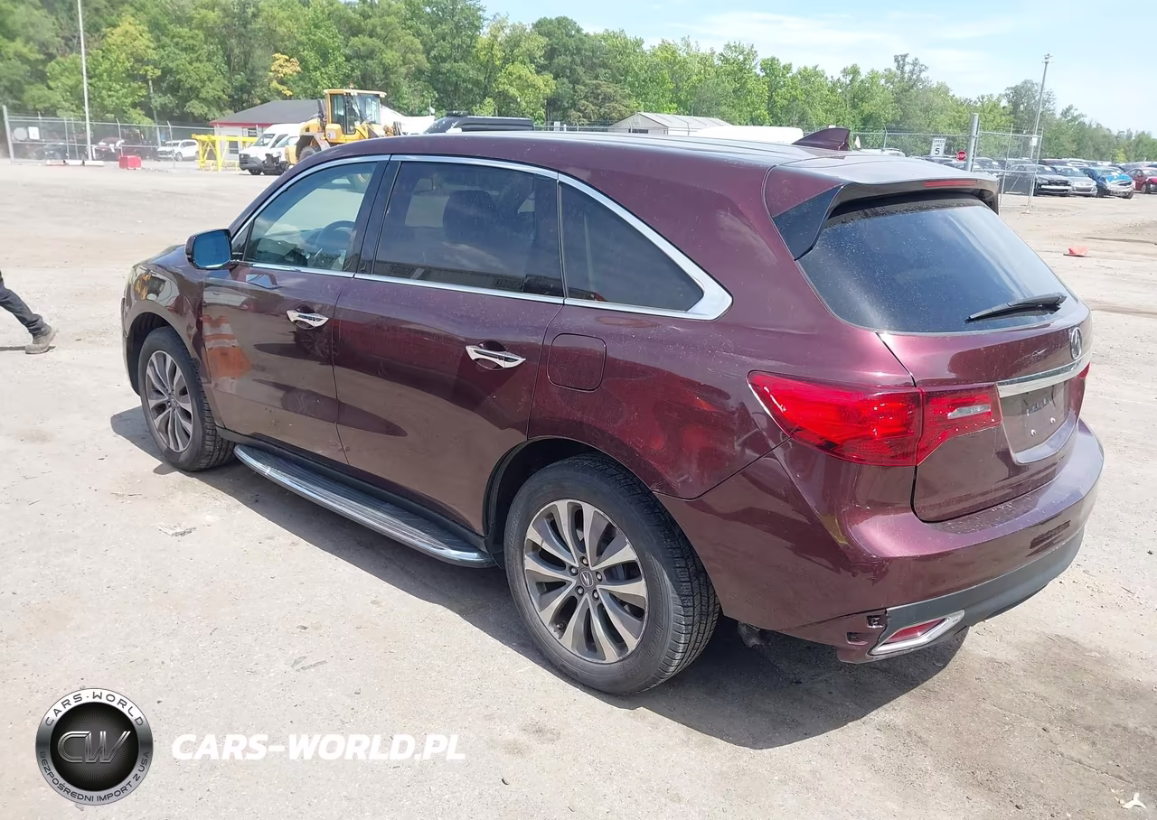 2015 Acura Mdx Technology Package VIN:5FRYD4H4XFB018763 - 3
