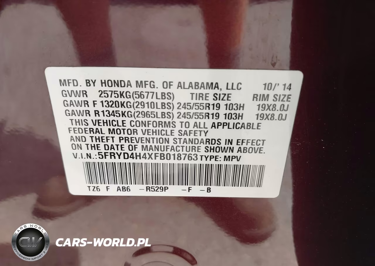 2015 Acura Mdx Technology Package VIN:5FRYD4H4XFB018763 - 9