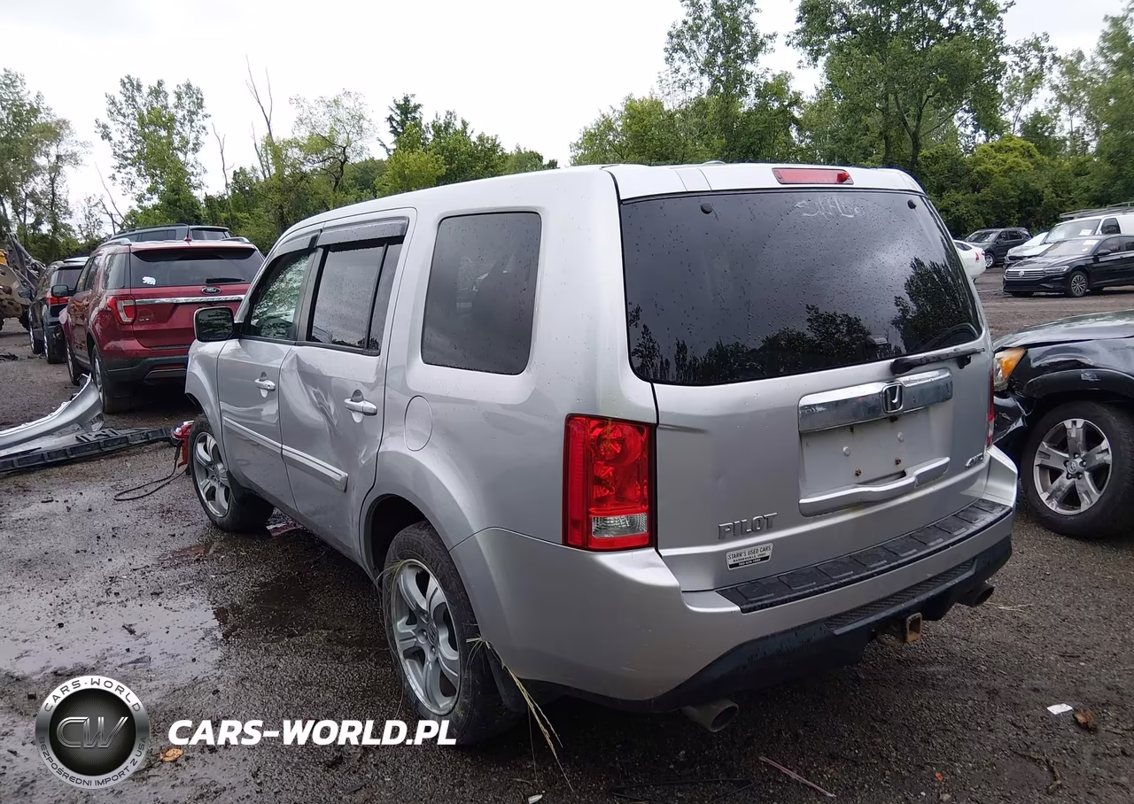 2012 Honda Pilot Ex-L VIN:5FNYF4H50CB047401 - 3