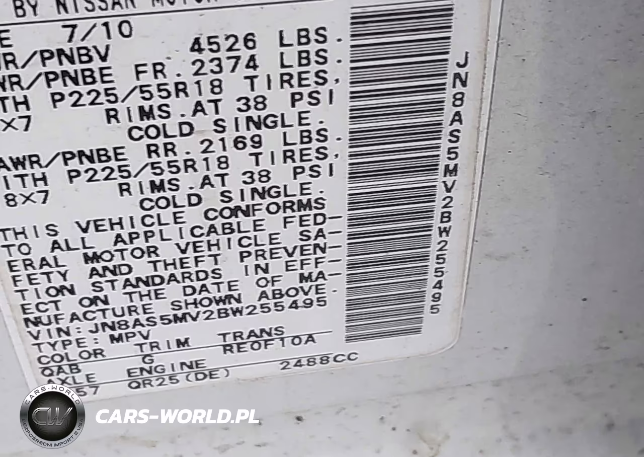 2011 Nissan Rogue Sv VIN:JN8AS5MV2BW255495 - 9