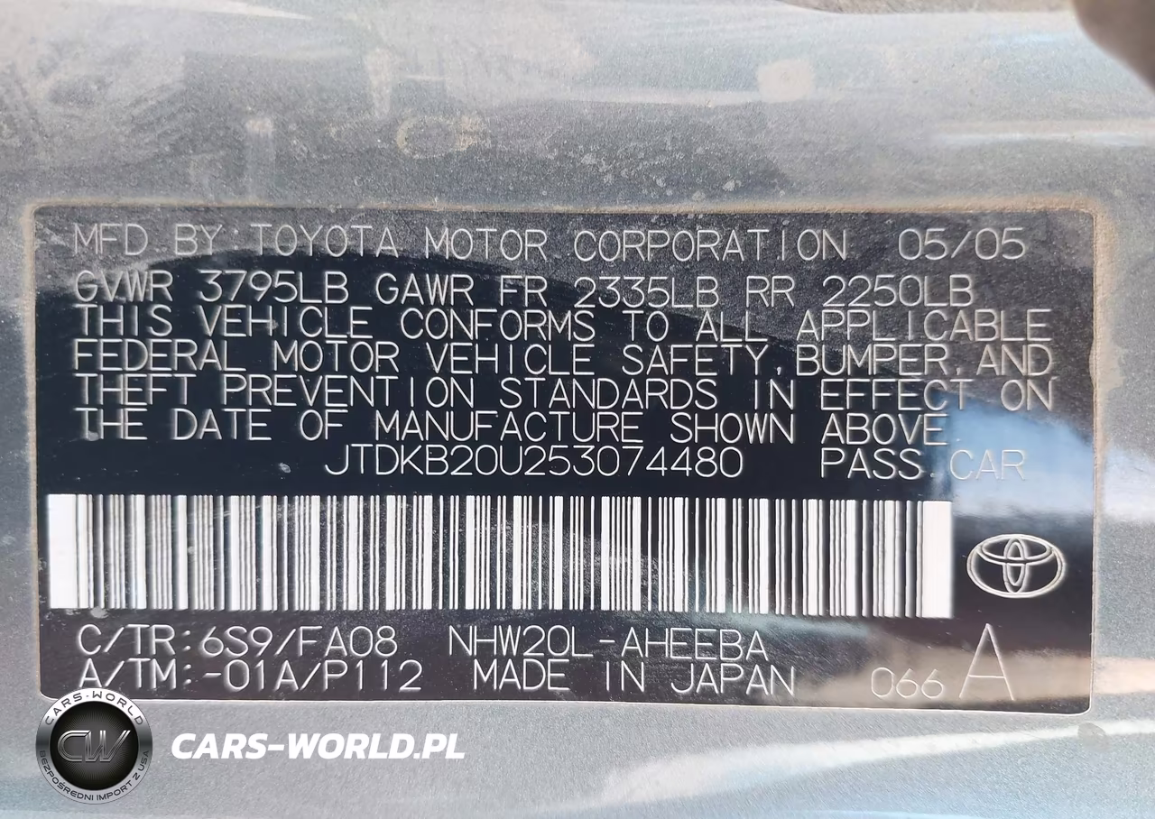 2005 Toyota Prius VIN:JTDKB20U253074480 - 9