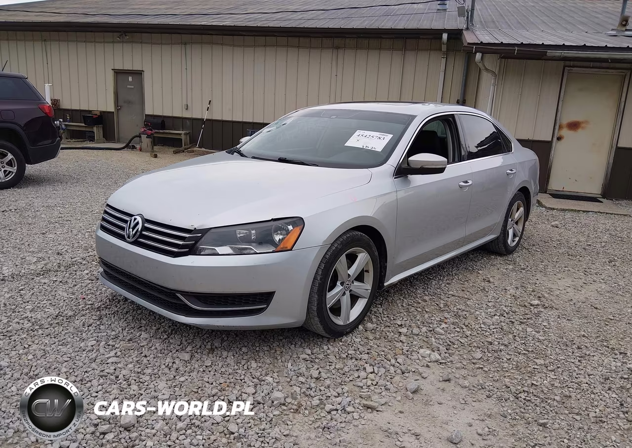 2013 Volkswagen Passat 2.5L Se VIN:1VWBH7A38DC143220 - 2