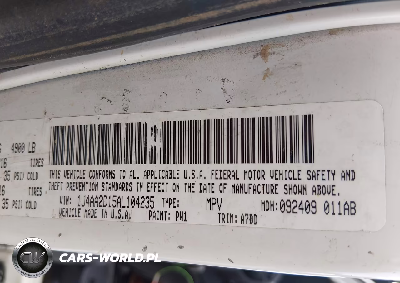 2010 Jeep Wrangler Sport VIN:1J4AA2D15AL104235 - 9