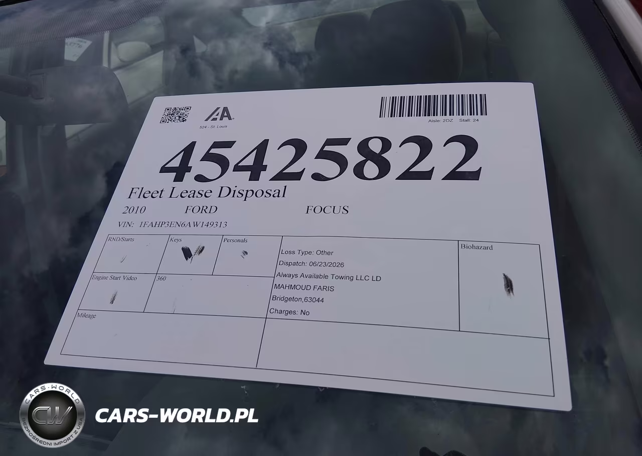 2010 Ford Focus S VIN:1FAHP3EN6AW149313 - 13