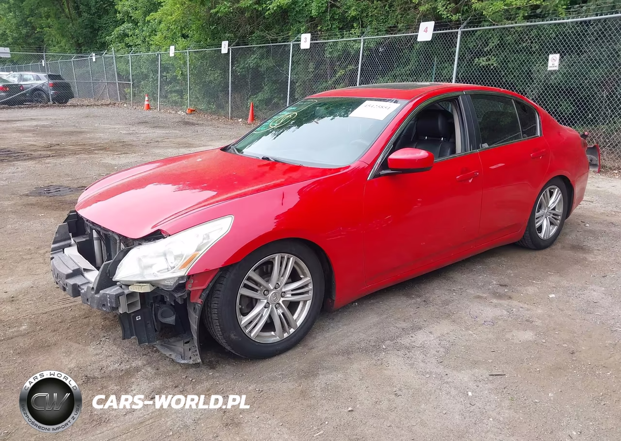 2013 Infiniti G37X VIN:JN1CV6AR8DM352338 - 2