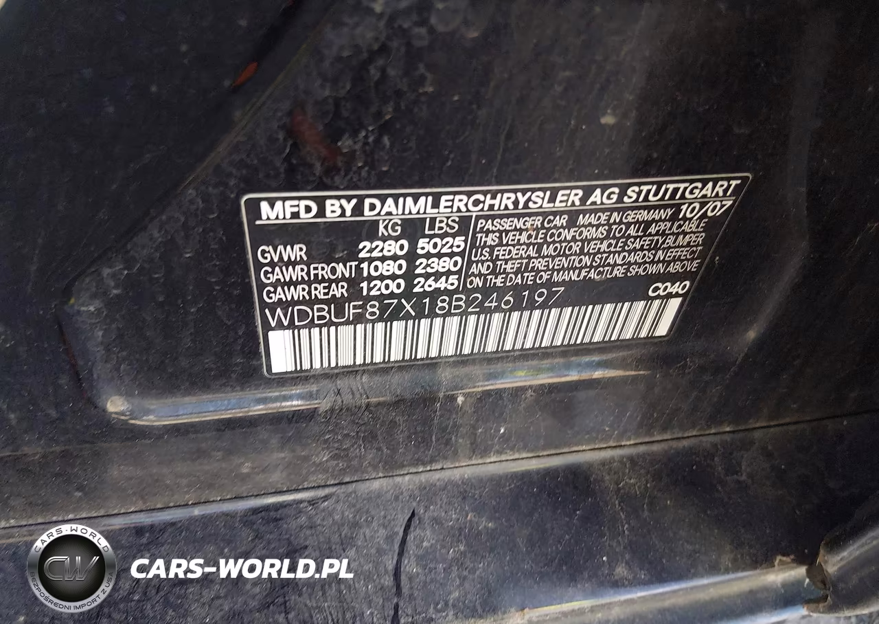 2008 Mercedes-Benz E 350 4Matic VIN:WDBUF87X18B246197 - 9