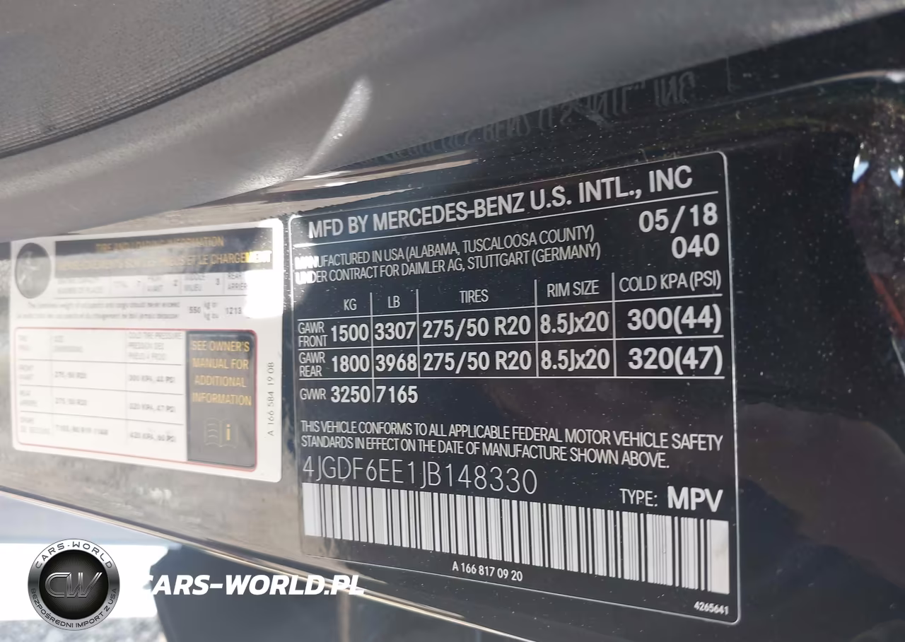 2018 Mercedes-Benz Gls 450 4Matic VIN:4JGDF6EE1JB148330 - 9