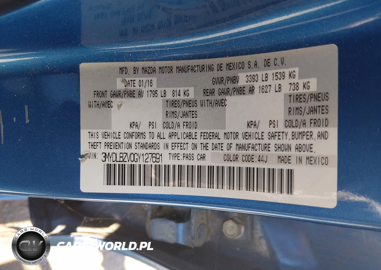 2016 Scion Ia VIN:3MYDLBZV0GY127691 - 9