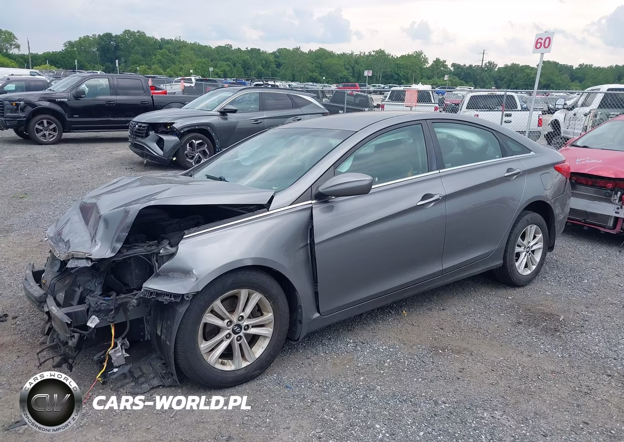 2013 Hyundai Sonata Gls VIN:5NPEB4AC6DH600434 - 2