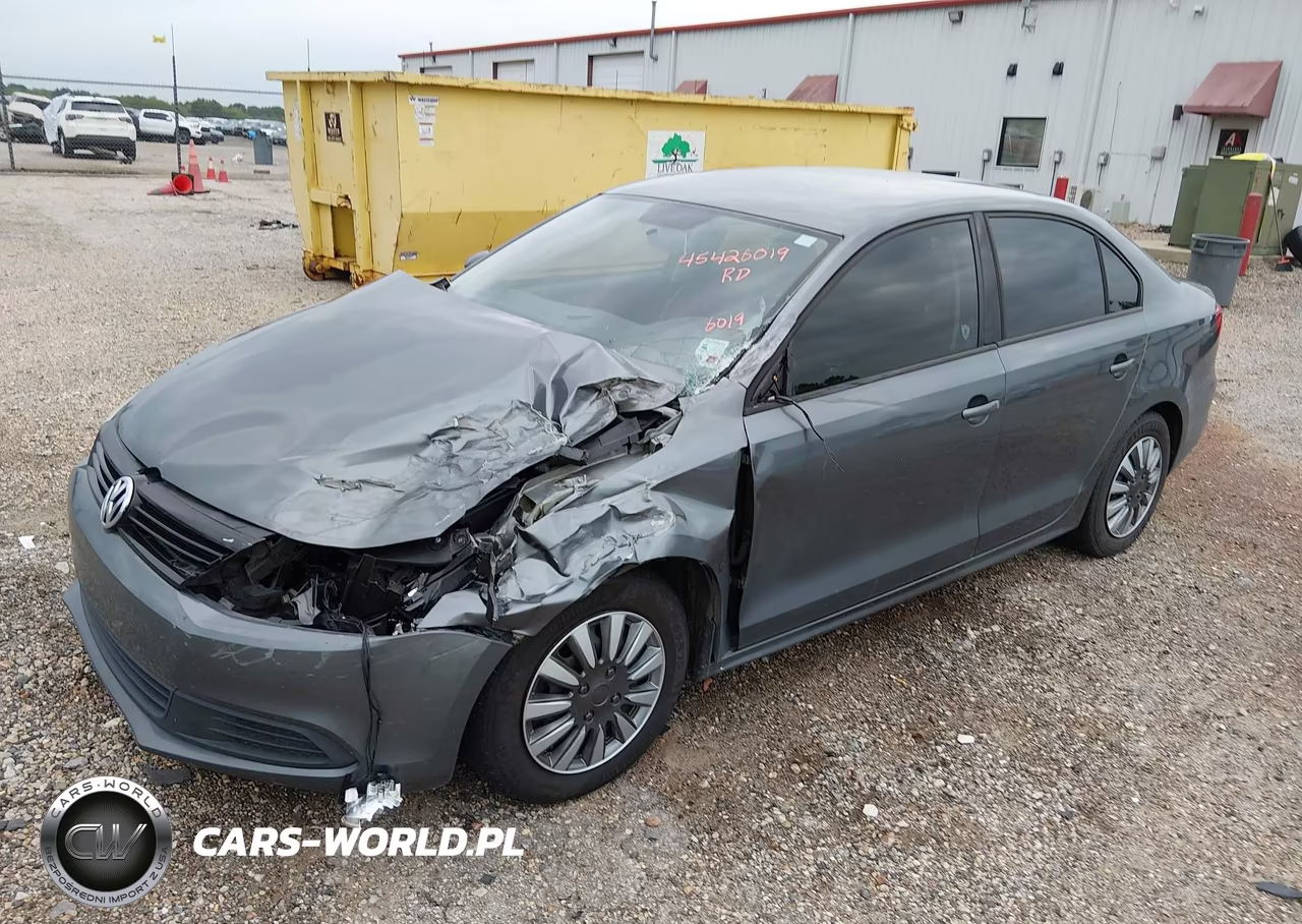 2014 Volkswagen Jetta 2.0L S VIN:3VW2K7AJ5EM288392 - 2