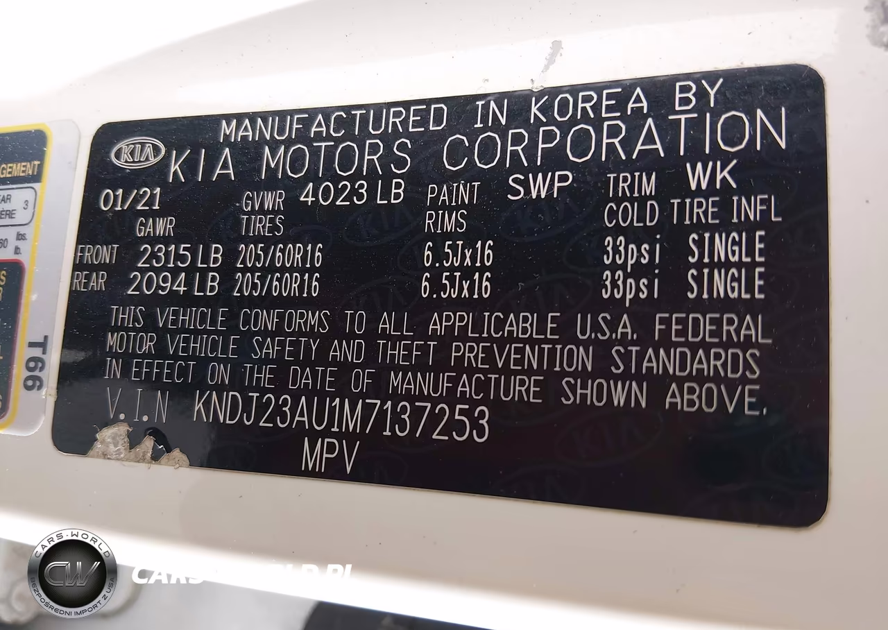 2021 Kia Soul S VIN:KNDJ23AU1M7137253 - 9