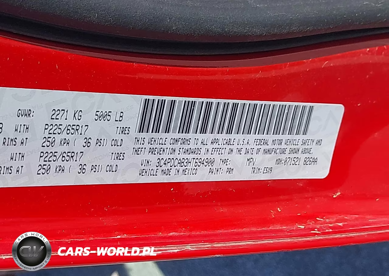 2017 Dodge Journey Se VIN:3C4PDCAB3HT694900 - 9