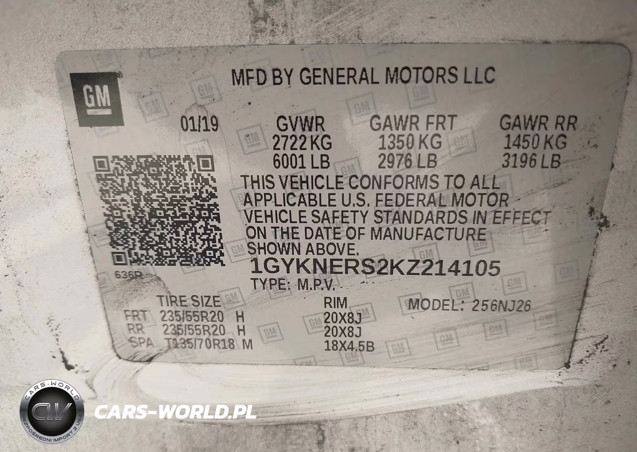 2019 Cadillac Xt5 Premium Luxury VIN:1GYKNERS2KZ214105 - 9