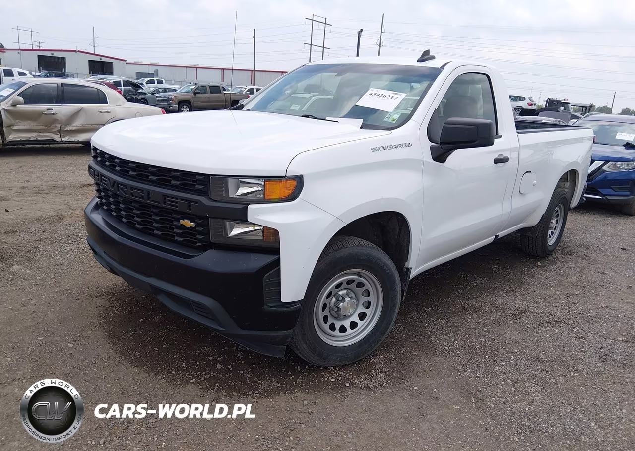 2020 Chevrolet Silverado 1500 2Wd Long Bed Wt VIN:3GCNWAEH5LG223661 - 2