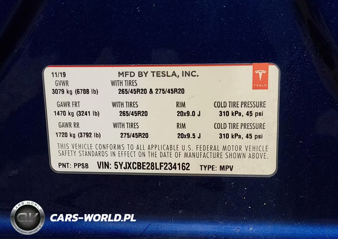 2020 Tesla Model X Long Range Dual Motor All-Wheel Drive-Long Range Plus Dual Motor All-Wheel Drive VIN:5YJXCBE28LF234162 - 9