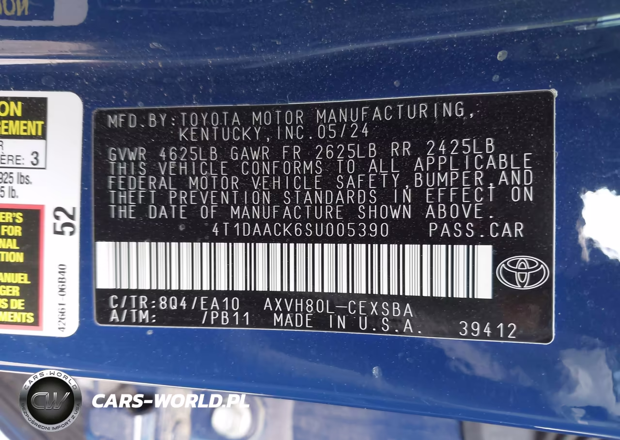 2025 Toyota Camry Se VIN:4T1DAACK6SU005390 - 9