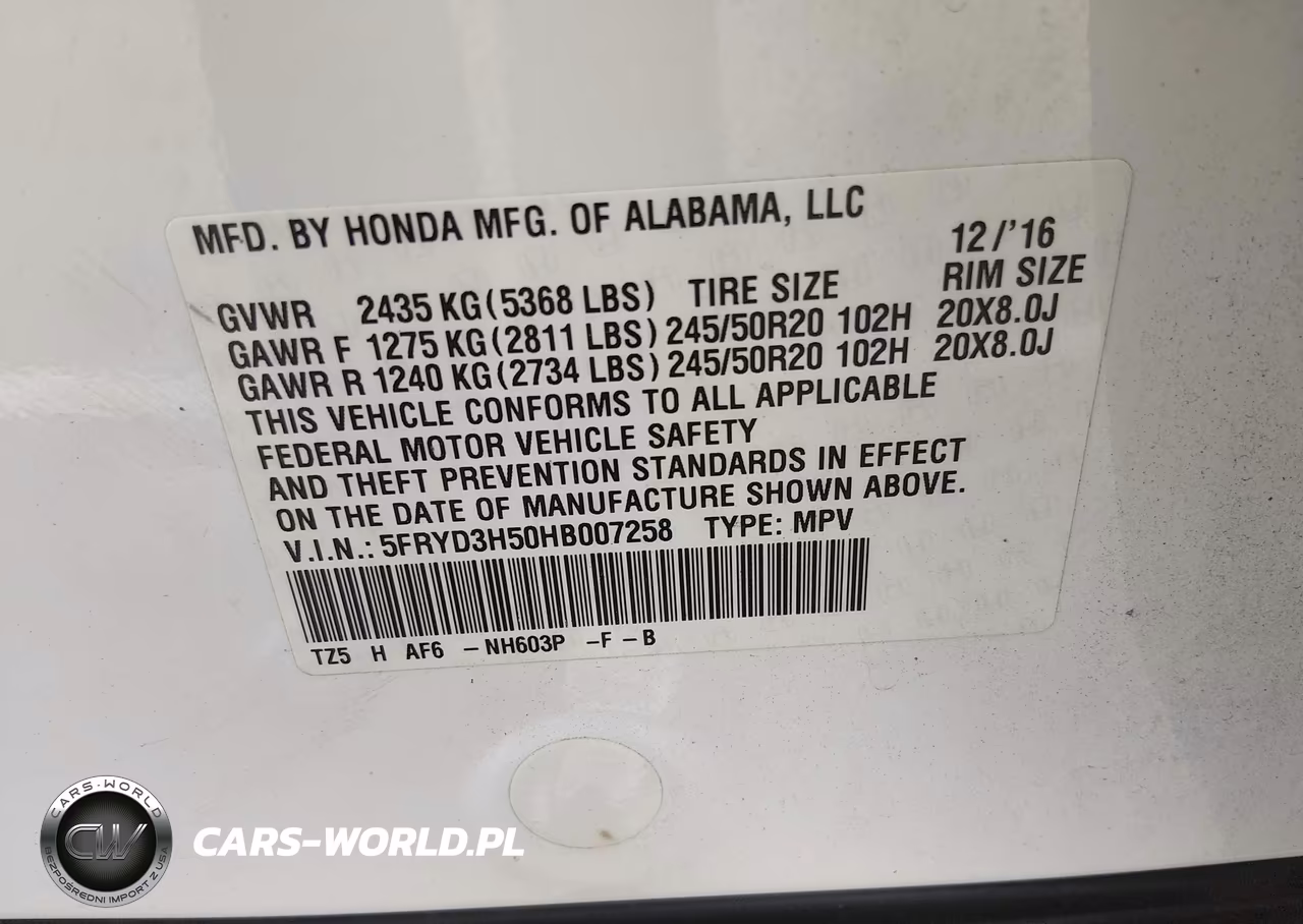 2017 Acura Mdx Technology Package VIN:5FRYD3H50HB007258 - 9