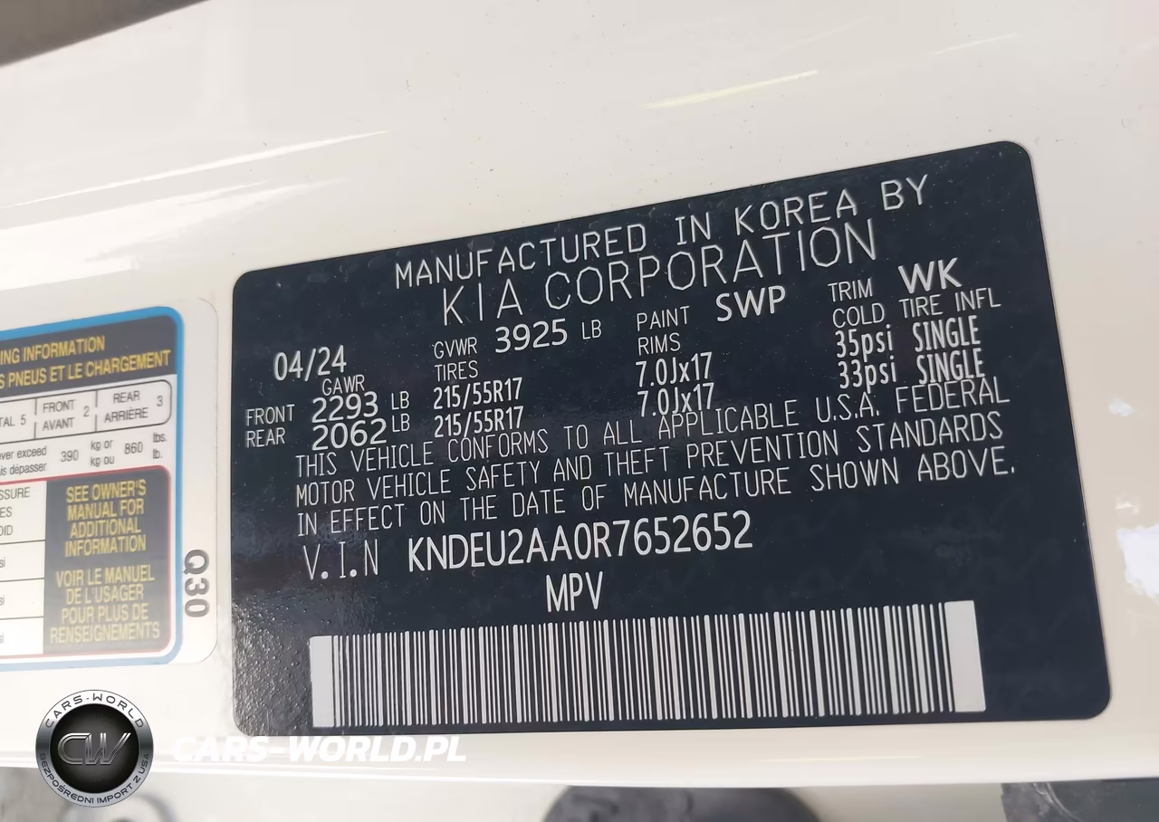2024 Kia Seltos S VIN:KNDEU2AA0R7652652 - 9