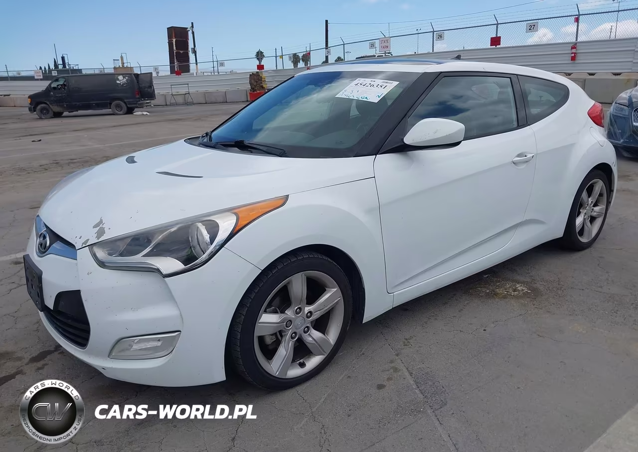 2014 Hyundai Veloster Base W-Black VIN:KMHTC6AD3EU211925 - 2