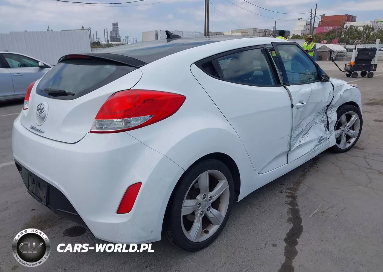 2014 Hyundai Veloster Base W-Black VIN:KMHTC6AD3EU211925 - 4