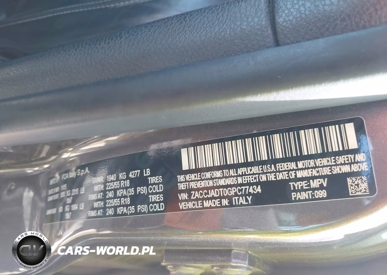 2016 Jeep Renegade Limited VIN:ZACCJADT0GPC77434 - 9