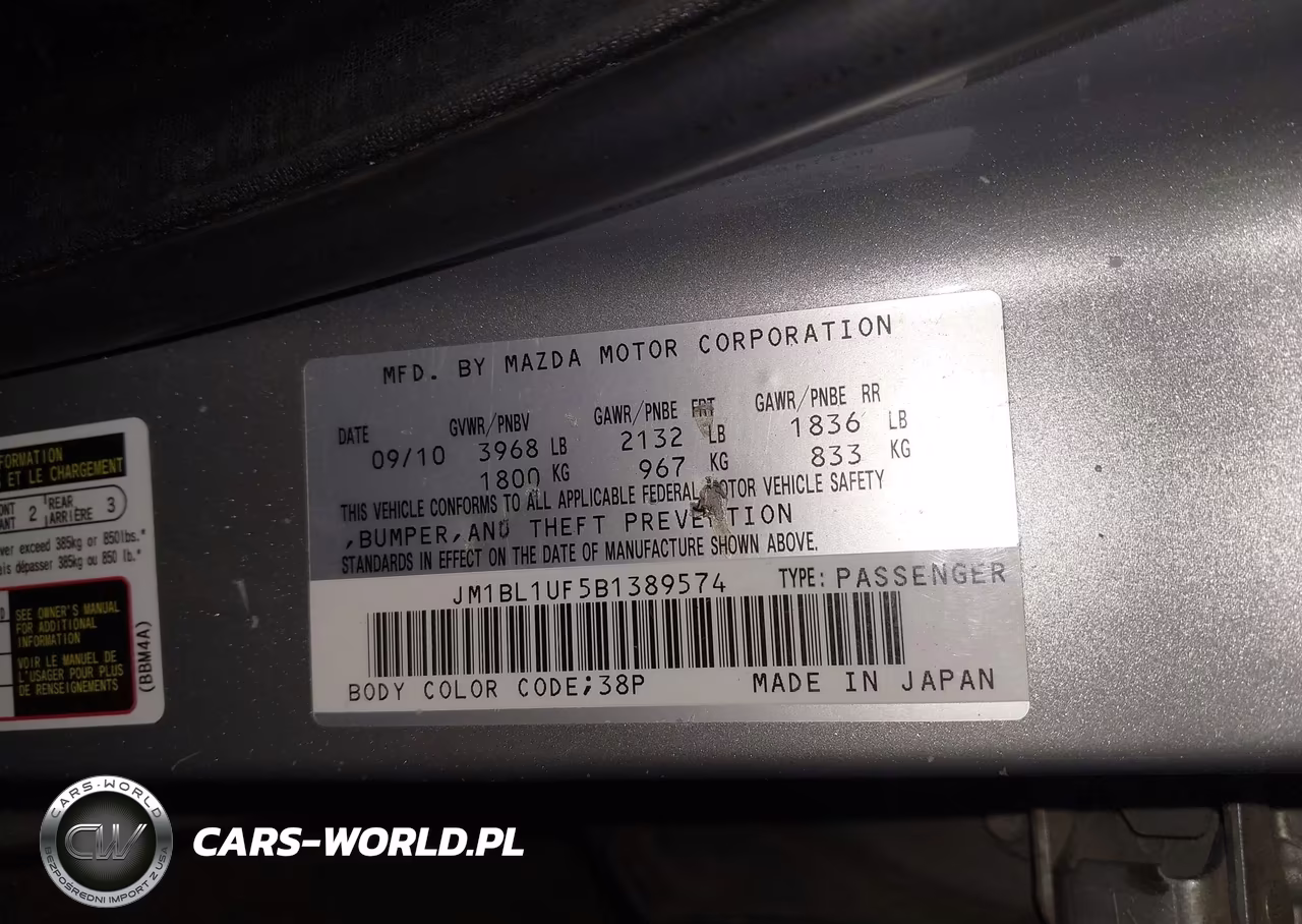 2011 Mazda Mazda3 I Sport VIN:JM1BL1UF5B1389574 - 9