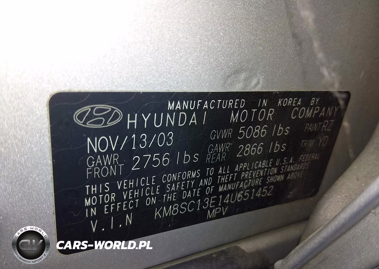 2004 Hyundai Santa Fe Gls-Lx VIN:KM8SC13E14U651452 - 9