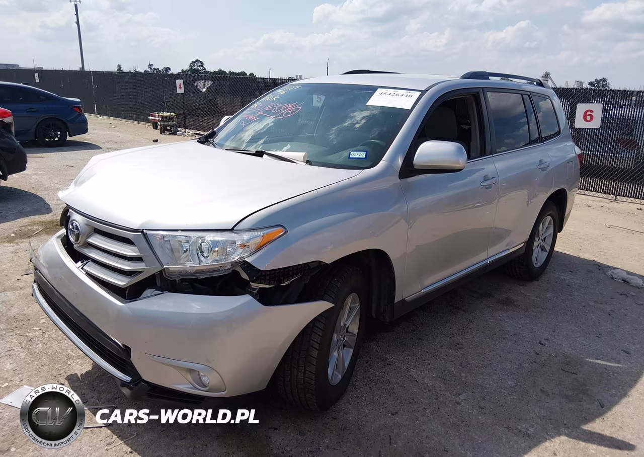 2013 Toyota Highlander Base Plus V6 VIN:5TDZK3EH1DS134343 - 2