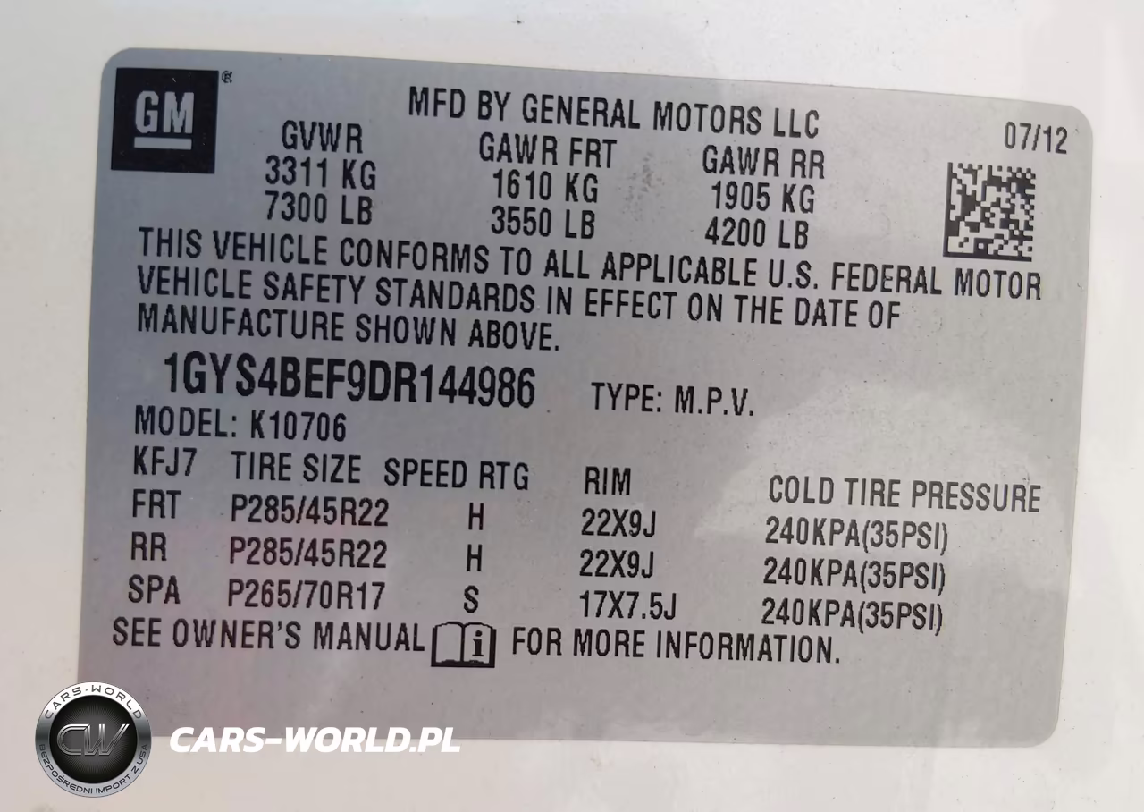 2013 Cadillac Escalade Luxury VIN:1GYS4BEF9DR144986 - 9