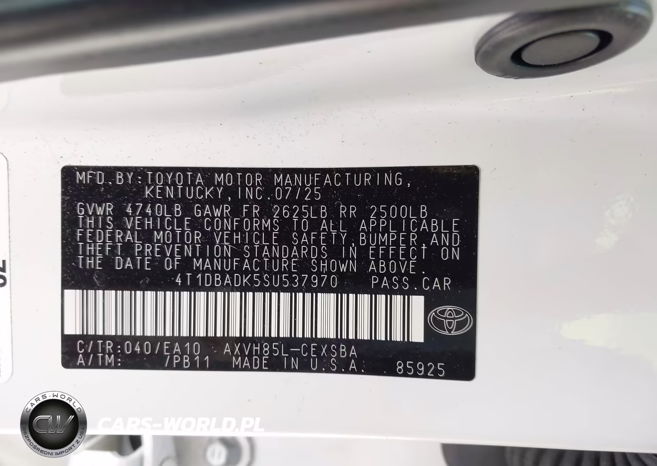 2025 Toyota Camry Se VIN:4T1DBADK5SU537970 - 9