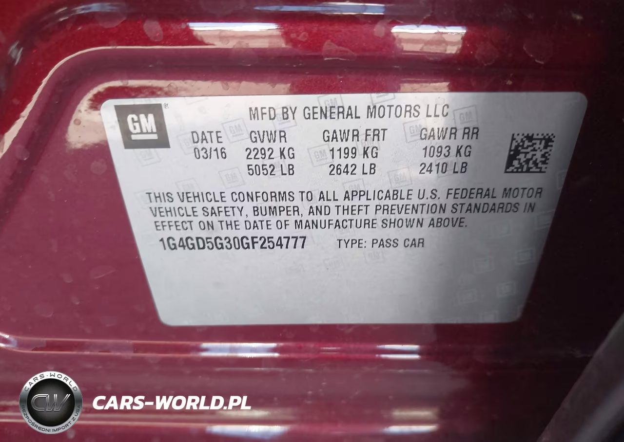 2016 Buick Lacrosse Premium I VIN:1G4GD5G30GF254777 - 9