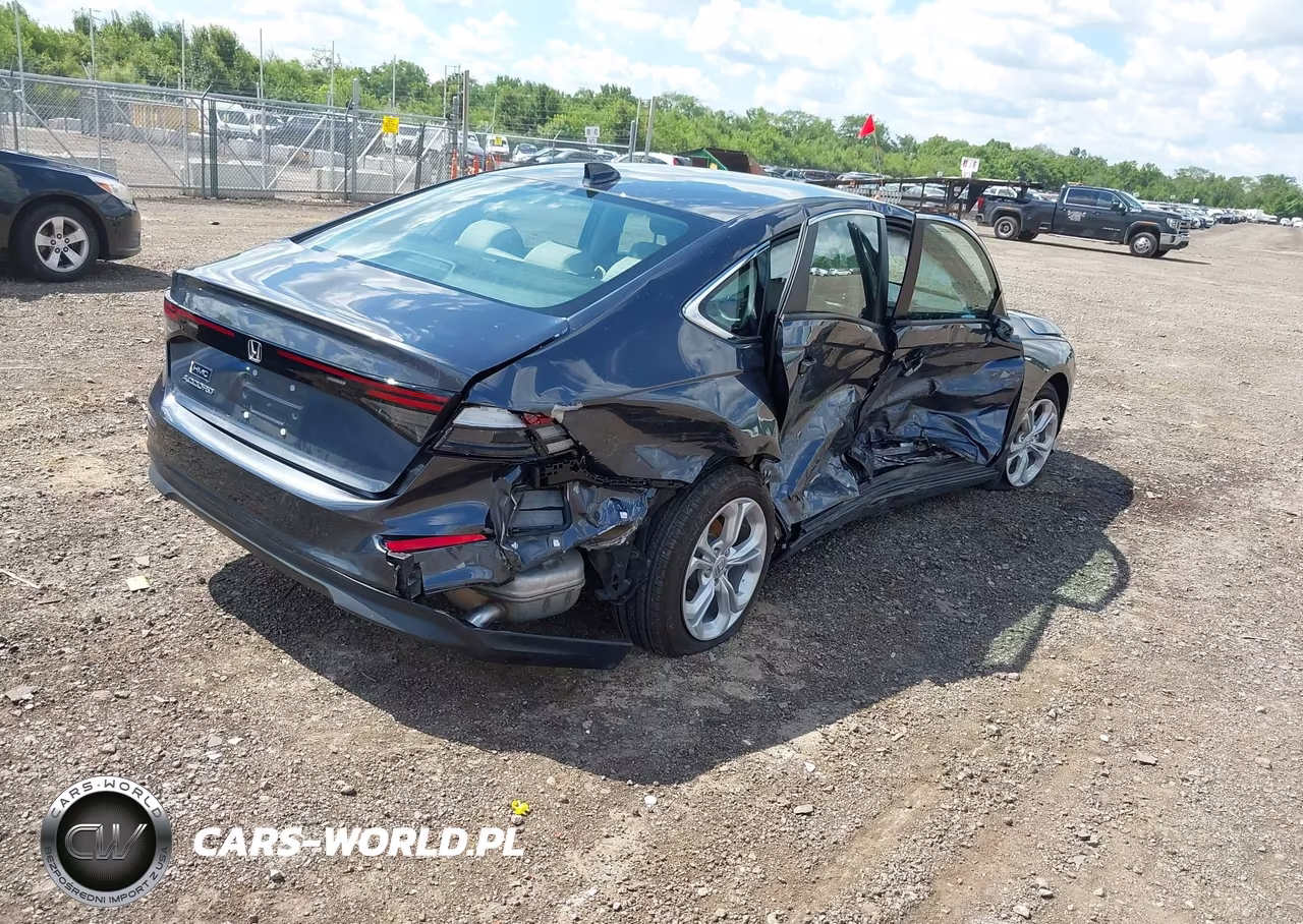 2025 Honda Accord Lx VIN:1HGCY1F27SA074177 - 4