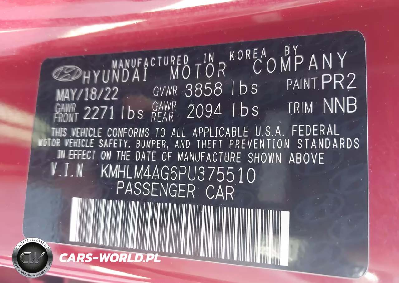 2023 Hyundai Elantra Sel VIN:KMHLM4AG6PU375510 - 9