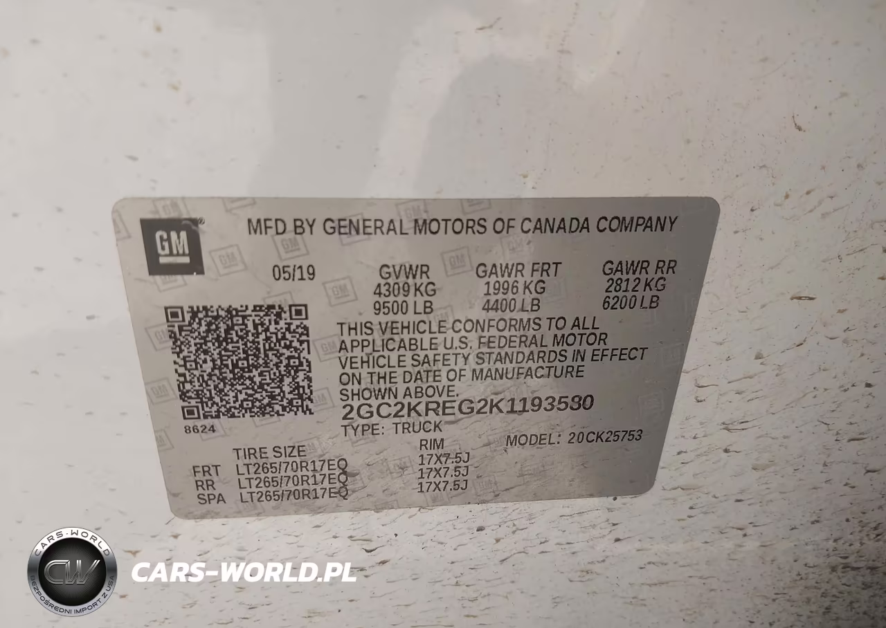 2019 Chevrolet Silverado 2500Hd Wt VIN:2GC2KREG2K1193580 - 9