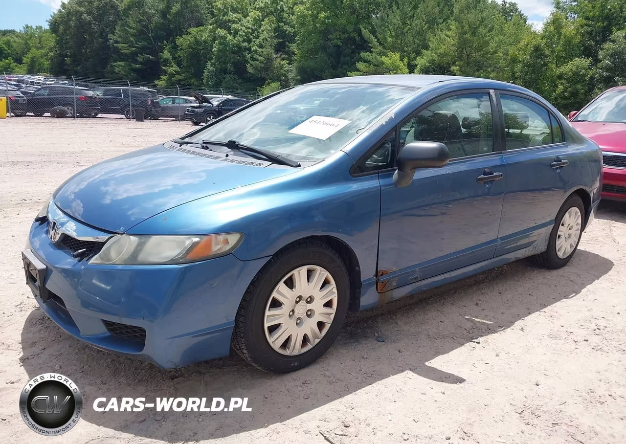2009 Honda Civic Vp VIN:2HGFA163X9H349434 - 2
