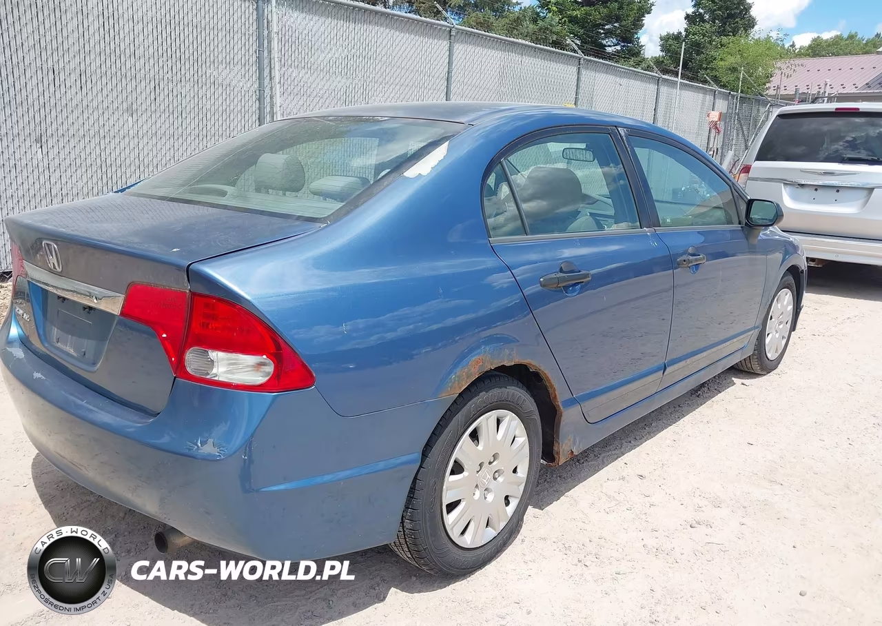 2009 Honda Civic Vp VIN:2HGFA163X9H349434 - 4