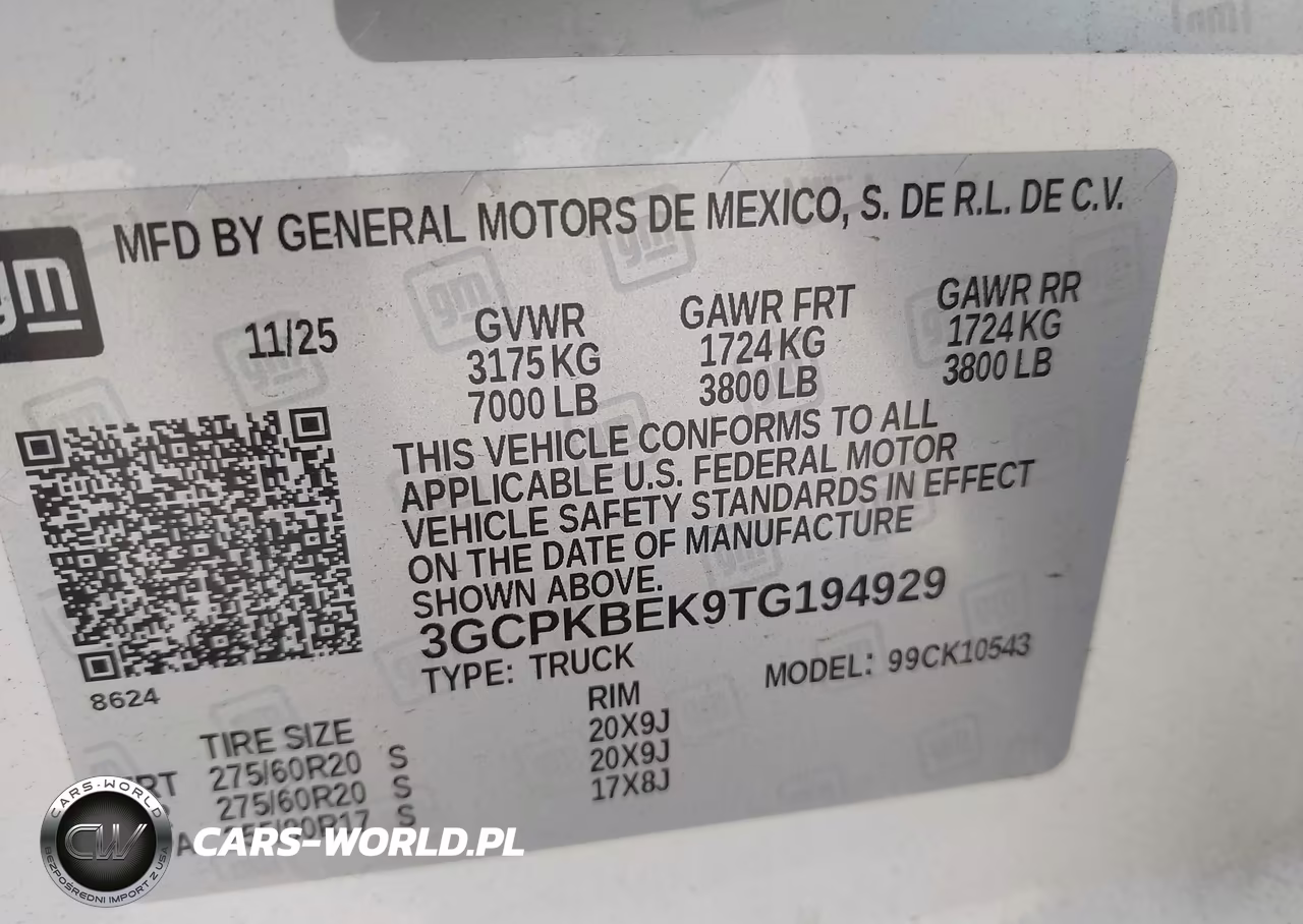 2026 Chevrolet Silverado 1500 4Wd Short Bed Custom VIN:3GCPKBEK9TG194929 - 9