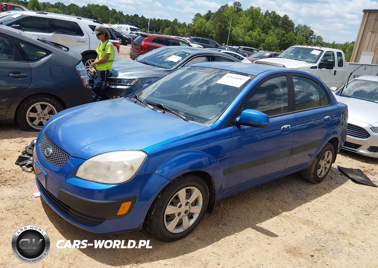 2007 Kia Rio Lx VIN:KNADE123376212721 - 2