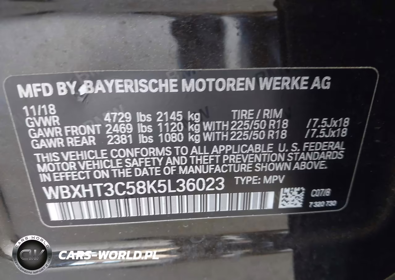 2019 BMW X1 xDrive28I VIN:WBXHT3C58K5L36023 - 9